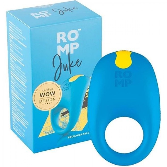 Виброкольцо WOMANIZER Romp Juke синее RPCRSG5